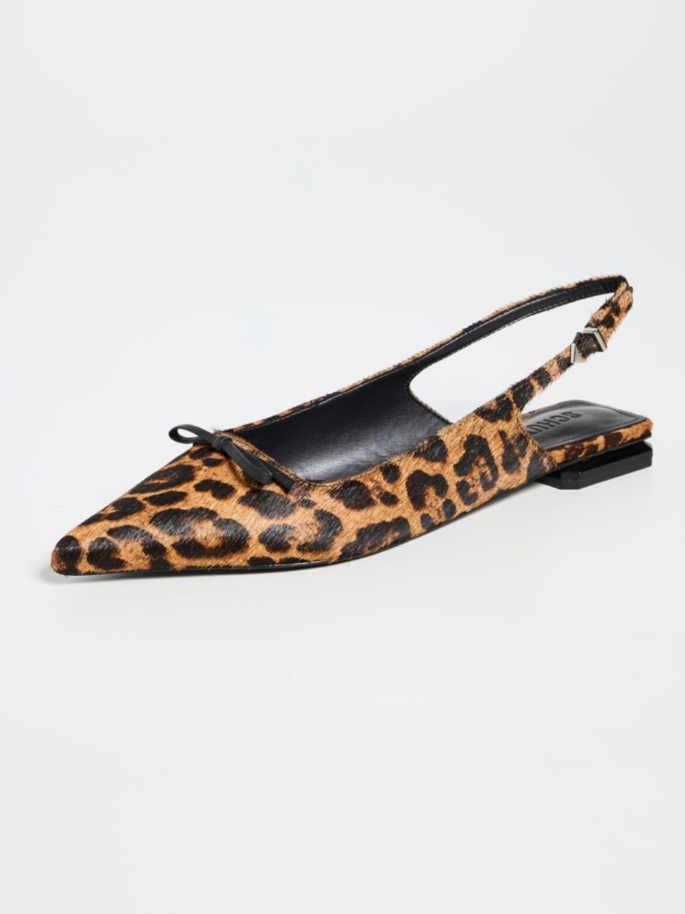 Schutz Violetta Sculpt Ballet Flats, featuring a leopard pattern - Picture 4 of 15
